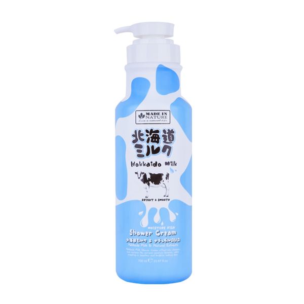 Sữa Tắm Dưỡng Ẩm Và Mịn Da Beauty Buffet Made In Nature Hokkaido Milk Moisture Rich Shower Cream