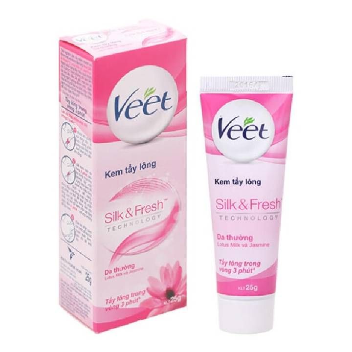 Kem Tẩy Lông Cho Da Thường Veet Silk & Fresh Hair Removal Cream For Normal Skin