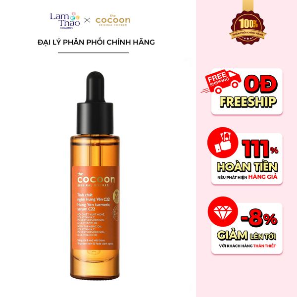 Tinh Chất Nghệ Hưng Yên C22 Cocoon Turmeric Serum x2.2