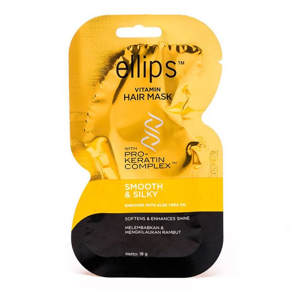 Kem Ủ Tóc Mềm Mượt Óng Ả Ellips Vitamin Hair Mask Smooth & Silky
