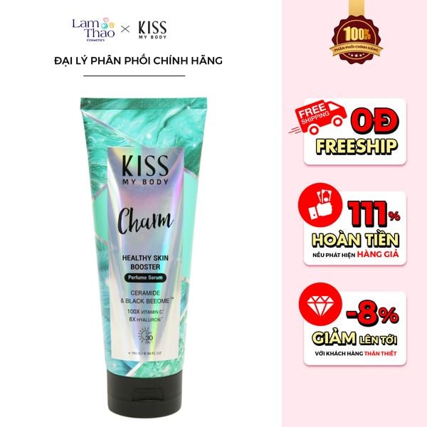 [HĐ 288K KISS MY BODY TẶNG 1 TÚI TOTE] Tinh Chất Dưỡng Da Toàn Thân Kiss My Body Healthy Skin Booster Perfume Serum SPF30 PA+++