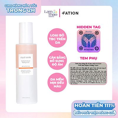 Nước Hoa Hồng Tẩy Tế Bào Chết Fation NoSCalm Repair Peeling Toner