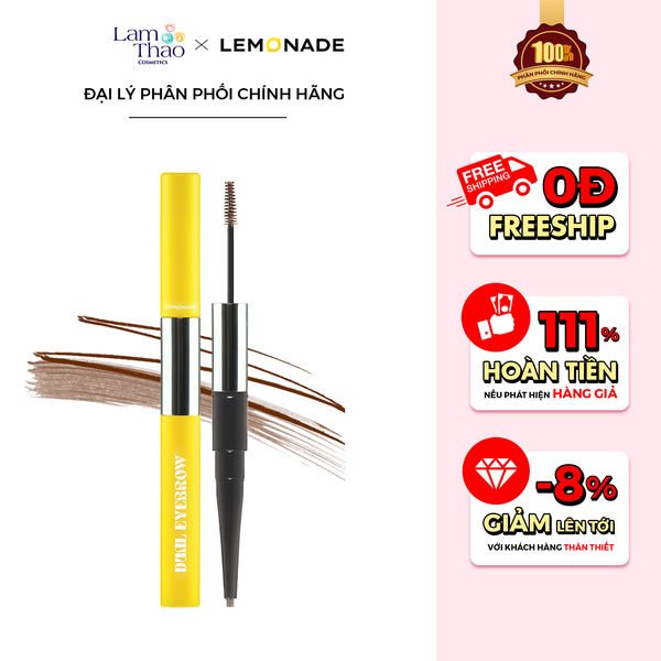 Chì Kẻ Mày 2 Đầu Lemonade Want It Got It Dual Eyebrow