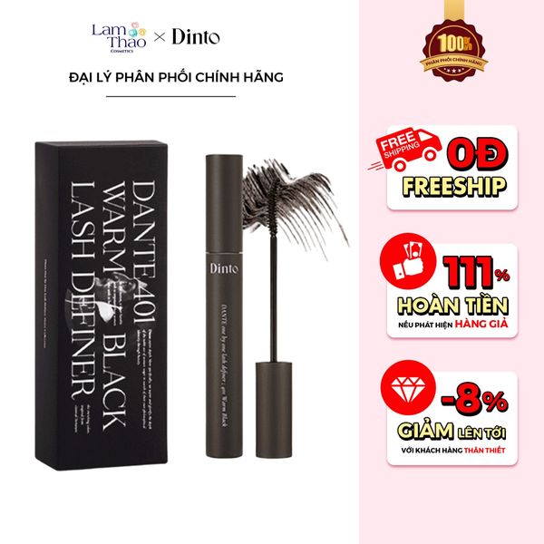 Chuốt Mi Bền Màu Lâu Trôi Chống Nước Dinto Dante One By One Lash Definer