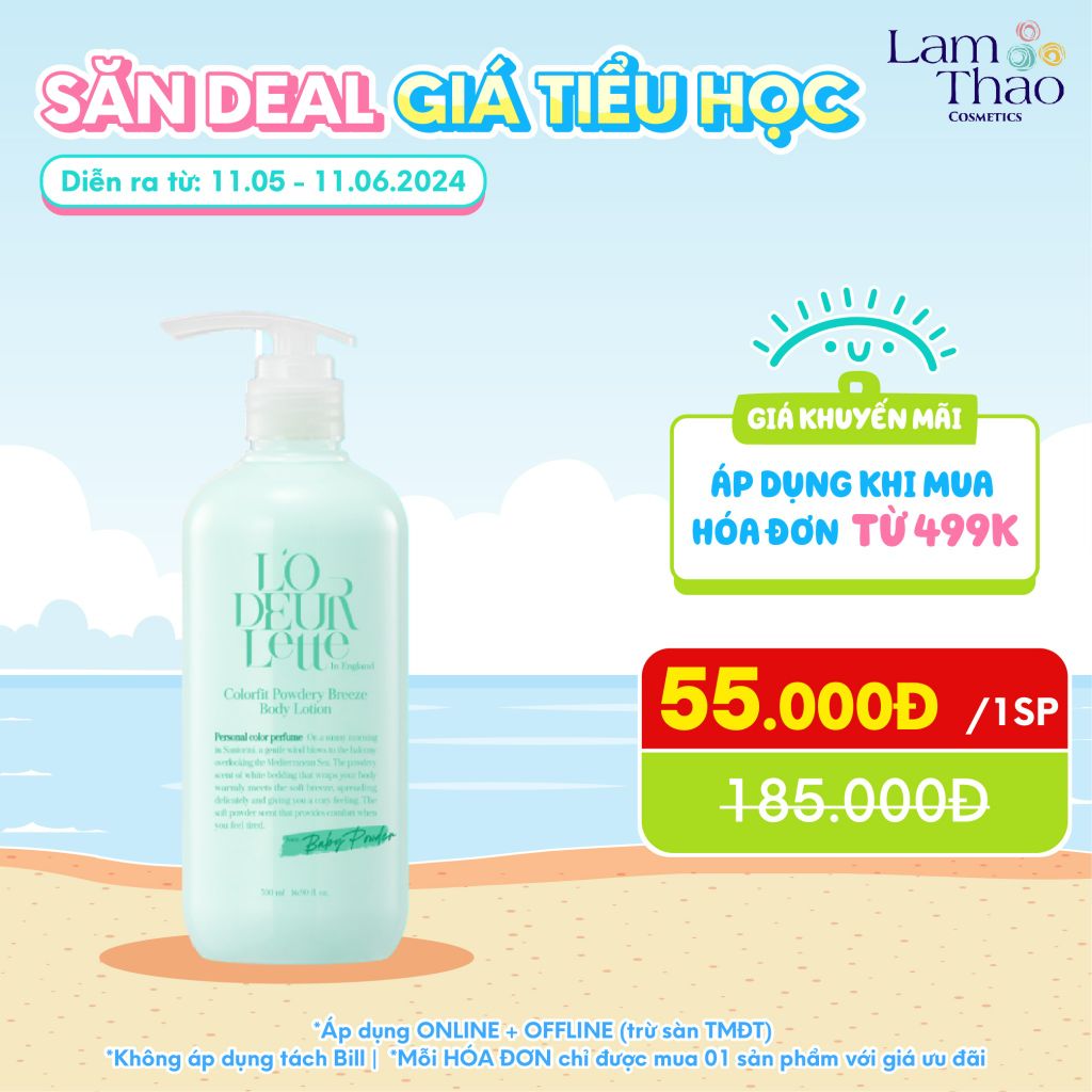 [HÓA ĐƠN 499K] Sữa Dưỡng Hương Nước Hoa Lodeurlette Colorfit 500ml