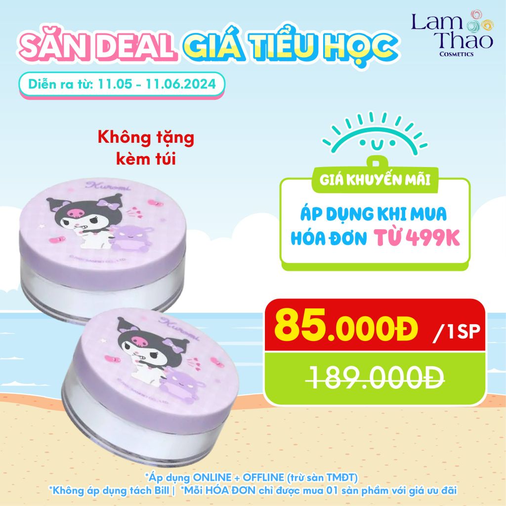 [HÓA ĐƠN 499K] [Không Tặng Kèm Túi Lông] Phấn Phủ Kirsh Blending Phiên Bản Sanrio