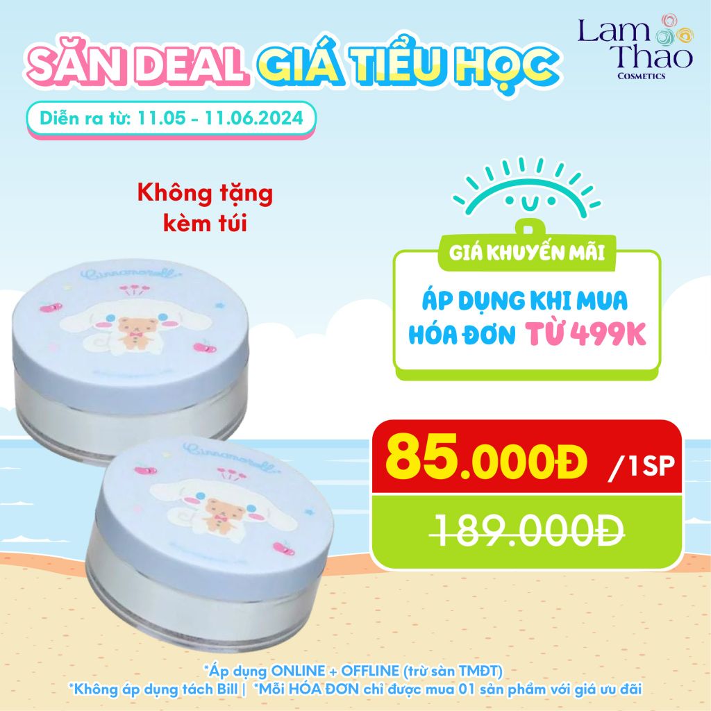 [HÓA ĐƠN 499K] [Không Tặng Kèm Túi Lông] Phấn Phủ Kirsh Blending Phiên Bản Sanrio