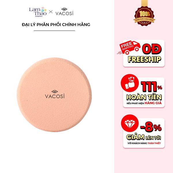 Bông Phấn Ướt Dạng Tròn Lớn Vacosi Large Disc Sponge