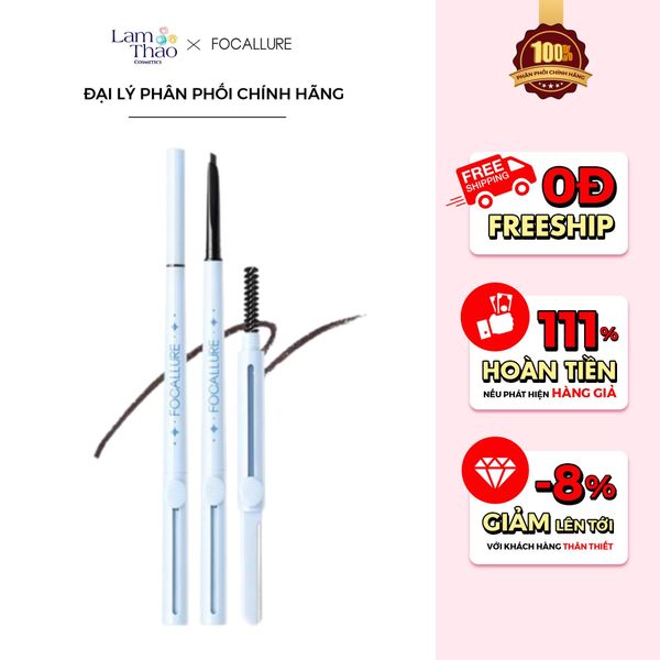 Chì Kẻ Mày Đa Chức Năng 3 Trong 1 Focallure Multi-Use Eyebrow Pencil