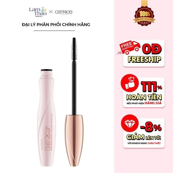 Mascara Tăng Độ Đậm Của Mi Catrice Glam & Doll Lash Colorist Semi-Permanent Volume Mascara