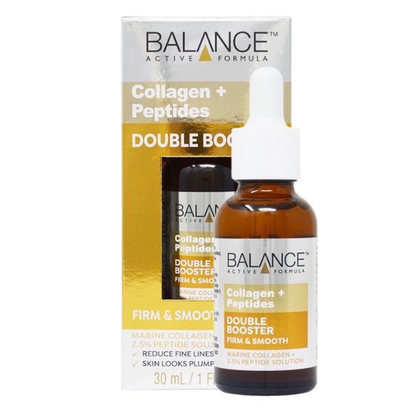 [MUA 1 TẶNG 1] Tinh Chất Chống Lão Hoá Balance Active Formula Collagen + Peptides Double Booster