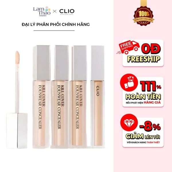 Che Khuyết Điểm Clio Kill Cover The New Founwear Concealer