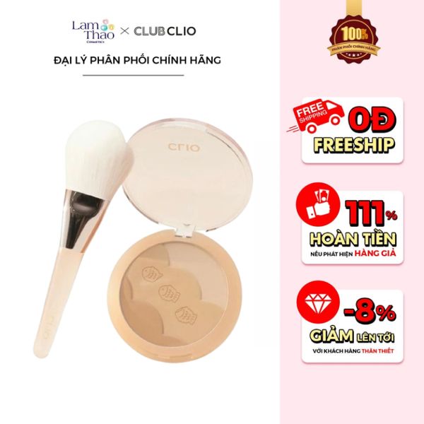 Phấn Tạo Khối Ba Màu Clio Shade & Shading ( Mẫu Mới )