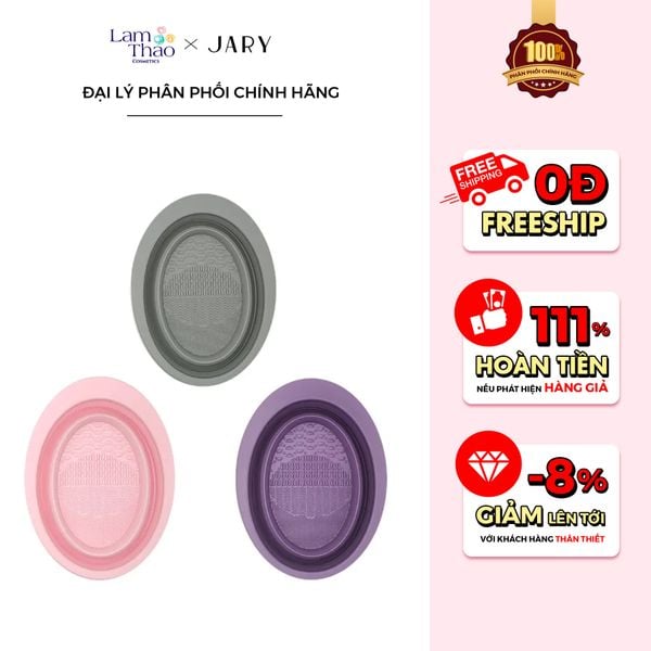 Chậu Làm Sạch Cọ Trang Điểm Bằng Silicone Jary Silicone Makeup Brush Cleaning