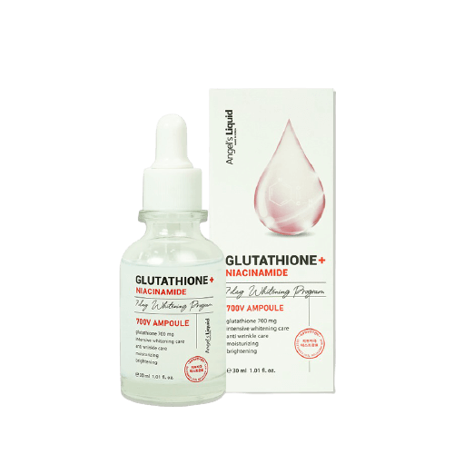 Huyết Thanh Mờ Nám Truyền Trắng Angels Liquid Niacinamide plus Glutathione 7 Day Whitening Program 700 V-ampoule