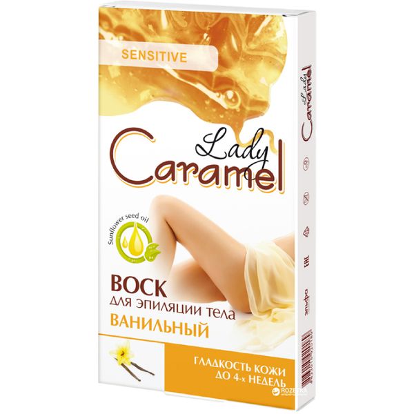 Miếng Dán Tẩy Lông Cho Da Nhạy Cảm Lady Caramel Depilatory Hair Removal Wax For Body Sensitive Skin