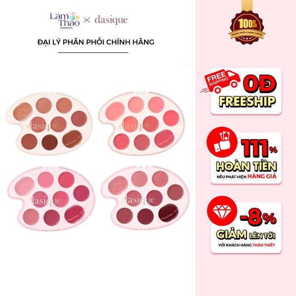 Bảng Son Và Má Hồng Kem Dasique Mood Painting Lip & Cheek Palette