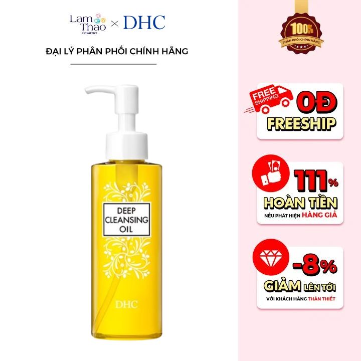 Dầu Tẩy Trang Chiết Xuất Olive Làm Sạch Sâu Da DHC Olive Deep Cleansing Oil