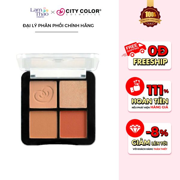 Phấn Mắt City Color Smokey Eyeshadow Palette