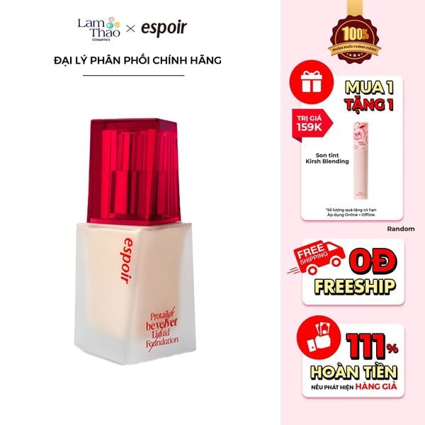 Kem Nền Espoir Pro Tailor Be Velvet Liquid Foundation