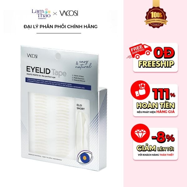 Miếng Dán Kích Mí Tàng Hình Vacosi Double Eyelid Tape