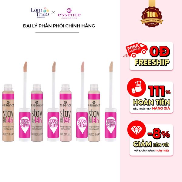 Kem Che Khuyết Điểm Bền Màu Essence Stay All Day 14h Long Lasting Concealer