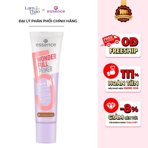 Kem Lót Nâng Tông Essence Wonder Full Primer 5 In 1