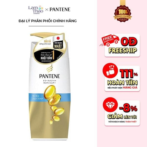 Dầu Xả Pantene Nội Địa Nhật Bản Dưỡng Mềm Mượt