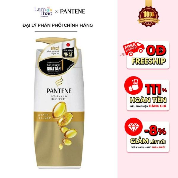 Dầu Xả Pantene Nội Địa Nhật Bản Chăm Sóc Tóc Hư Tổn