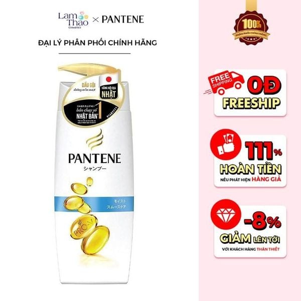 Dầu Gội Pantene Nhật Bản Dưỡng Mềm Mượt