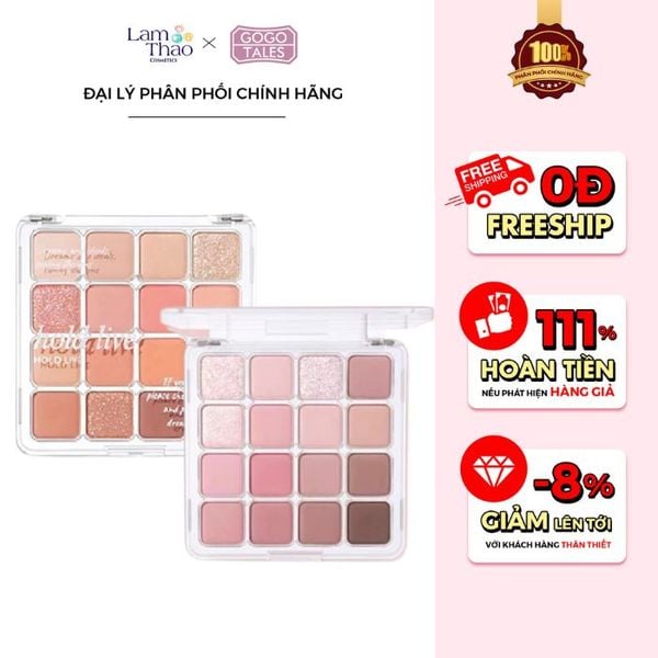 Bảng Phấn Mắt Mịn Lì 16 Ô Hold Live Sunset Magic Eyeshadow Tray