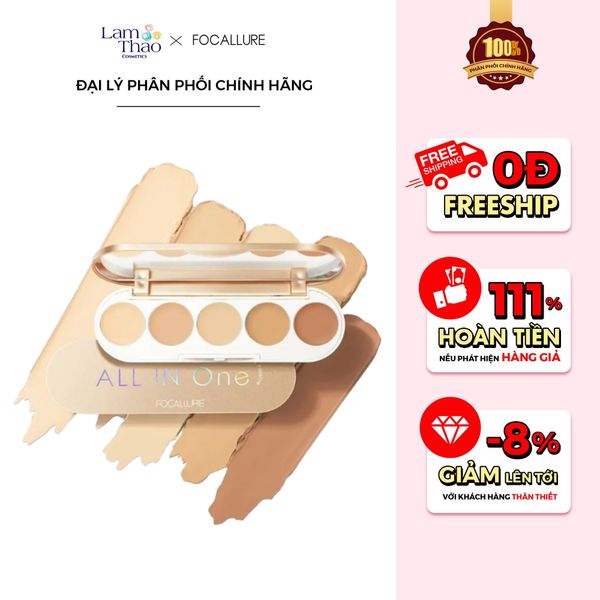 Kem Che Khuyết Điểm Focallure All-in-one Concealer Palette FA299
