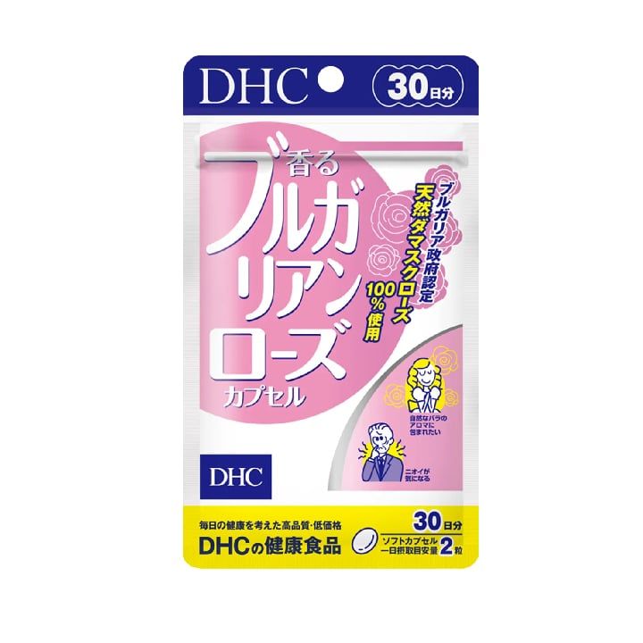 Viên Uống Hoa Hồng DHC Bulgarian Rose Capsule