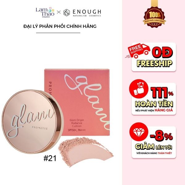 Phấn Nước Enough Glam Promette Glam Origin Radiance Cushion