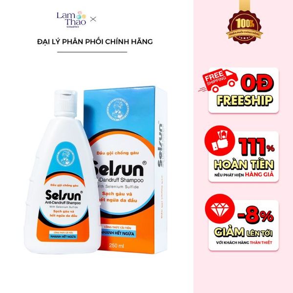 Dầu Gội Chống Gàu Selsun Anti-Dandruff Shampoo With Selenium Sulfide