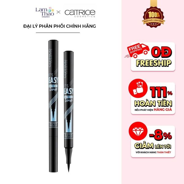 Bút Dạ Kẻ Mắt Không Lem Lâu Trôi Catrice It’s Easy Tattoo Liner Waterproof