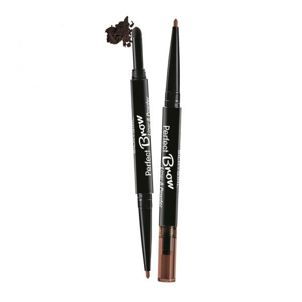 Chì Định Hình Mày 2 Đầu Silkygirl Perfect Brow Liner & Powders