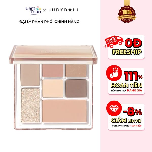 Bảng Phấn Mắt 7 Màu Judydoll All-In-One Palette For Your Full Face