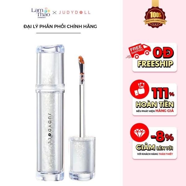 Son Bóng Có Màu Lâu Trôi Judydoll Ice-Iron Watery Lip Gloss