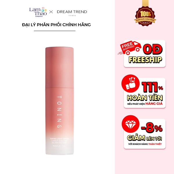 Kem Nâng Tone Trắng Sáng Da 3-in-1 Dream Trend Toning Light Cream