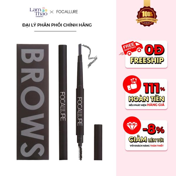 Chì Kẻ Mày Bền Màu Lâu Trôi Focallure Auto Brows Pen FA18