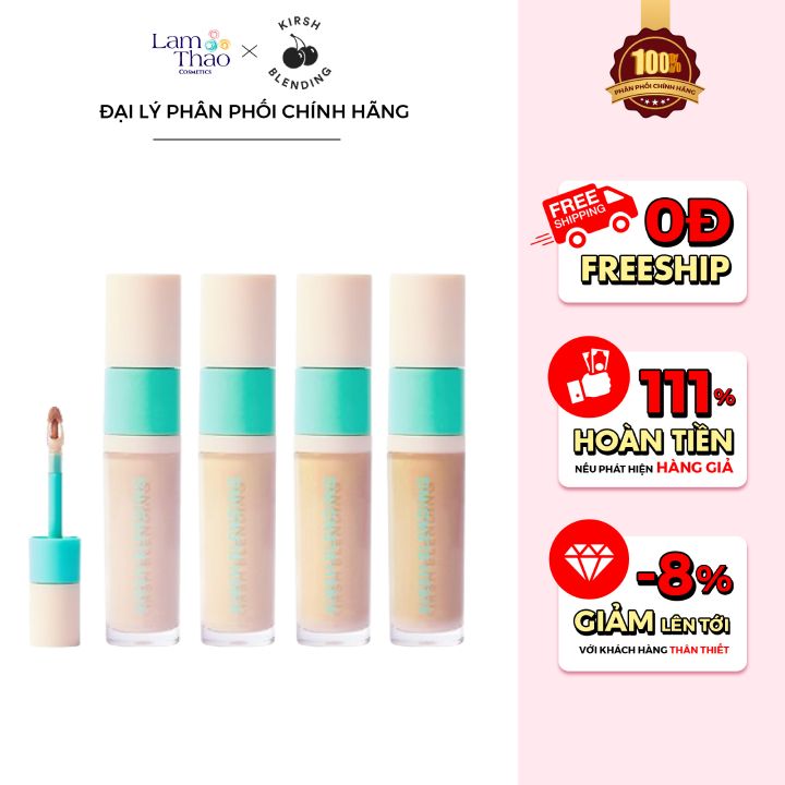 Che Khuyết Điểm 2 Đầu Cọ Siêu Tiện Lợi Kirsh Blending Cover X Dual Concealer