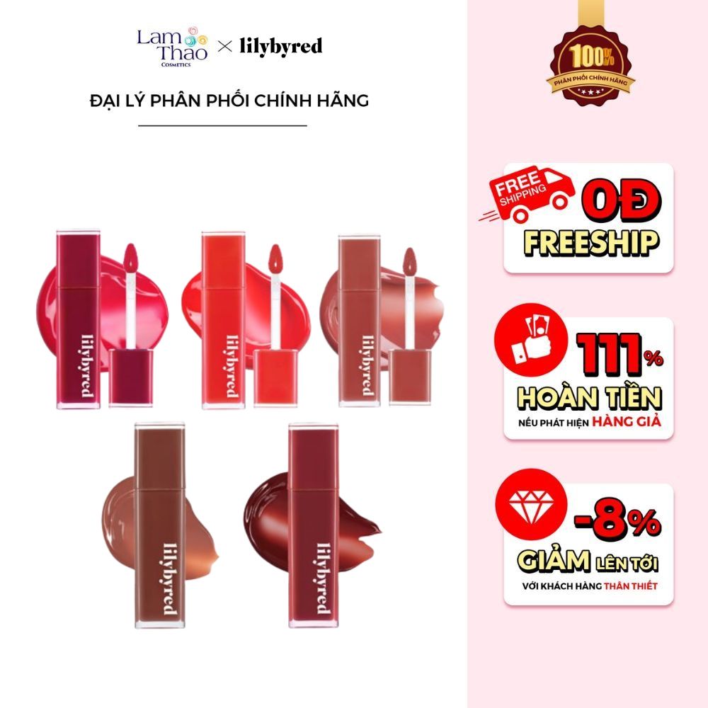 Son Tint Bóng Lilybyred Bloody Liar Coating Tint