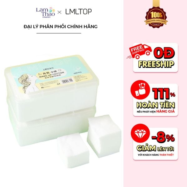 Bông Tẩy Trang 1000 Miếng LML TOP