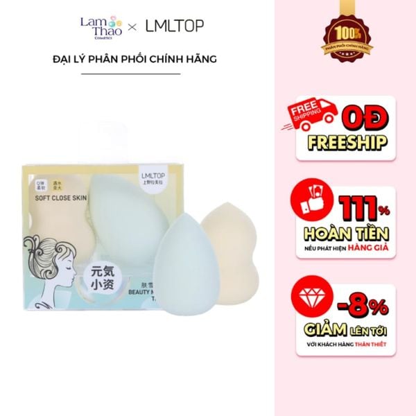 Set 2 Bông Mút Trang Điểm LML TOP