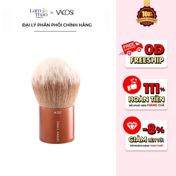 Cọ Phủ Kabuki Tán Tròn Vacosi Kabuki Brush