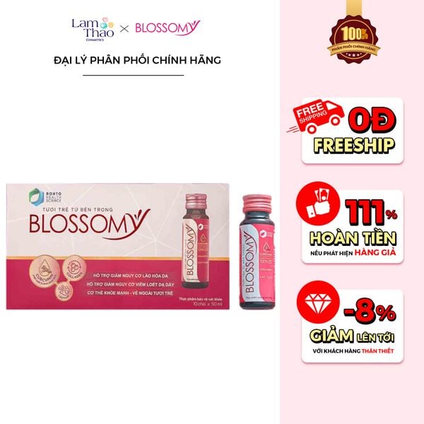 Thực Phẩm Bảo Vệ Sức Khoẻ Hỗ Trợ Làm Da Sáng Khoẻ Blossomy Curcumin & Collagen
