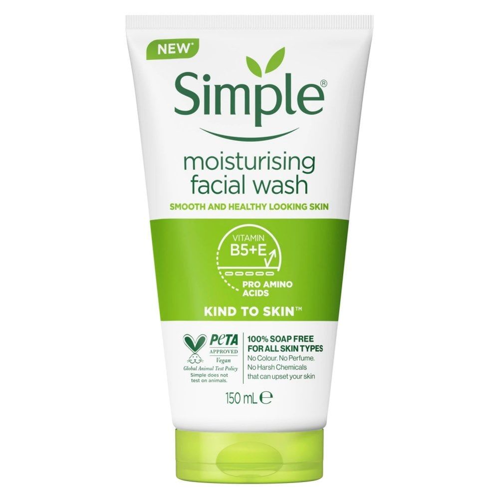 Sữa Rửa Mặt Dưỡng Ẩm Mịn Màng Simple Moisturising Facial Wash 150ml