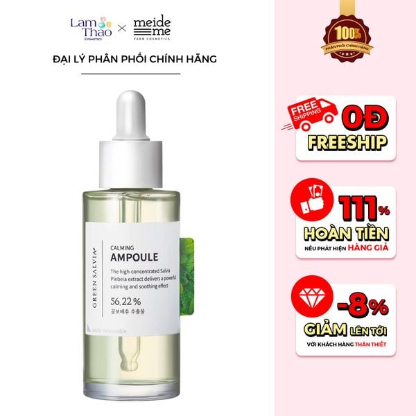 Tinh Chất Phục Hồi Da Meideme Green Salvia Calming Ampoule