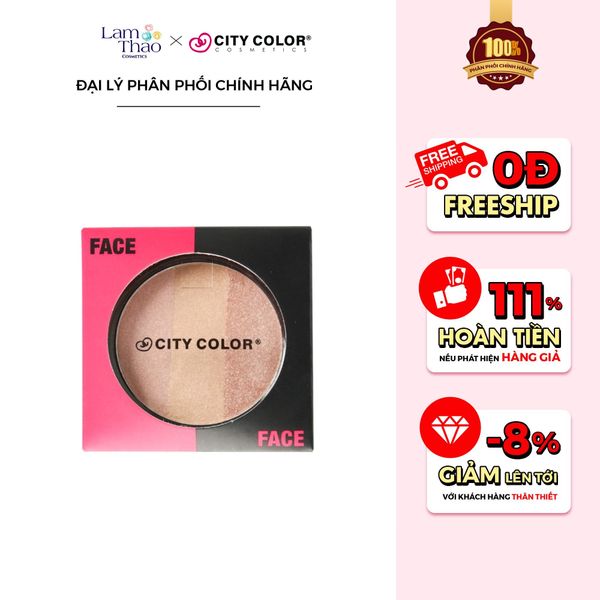 Phấn Bắt Sáng City Color Hightlight Trio